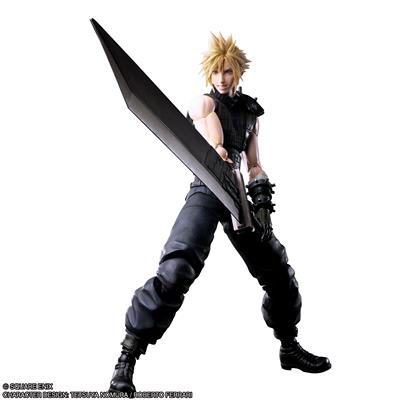 Final Fantasy VII Rebirth Play Arts Kai Action Figur - Cloud Strife