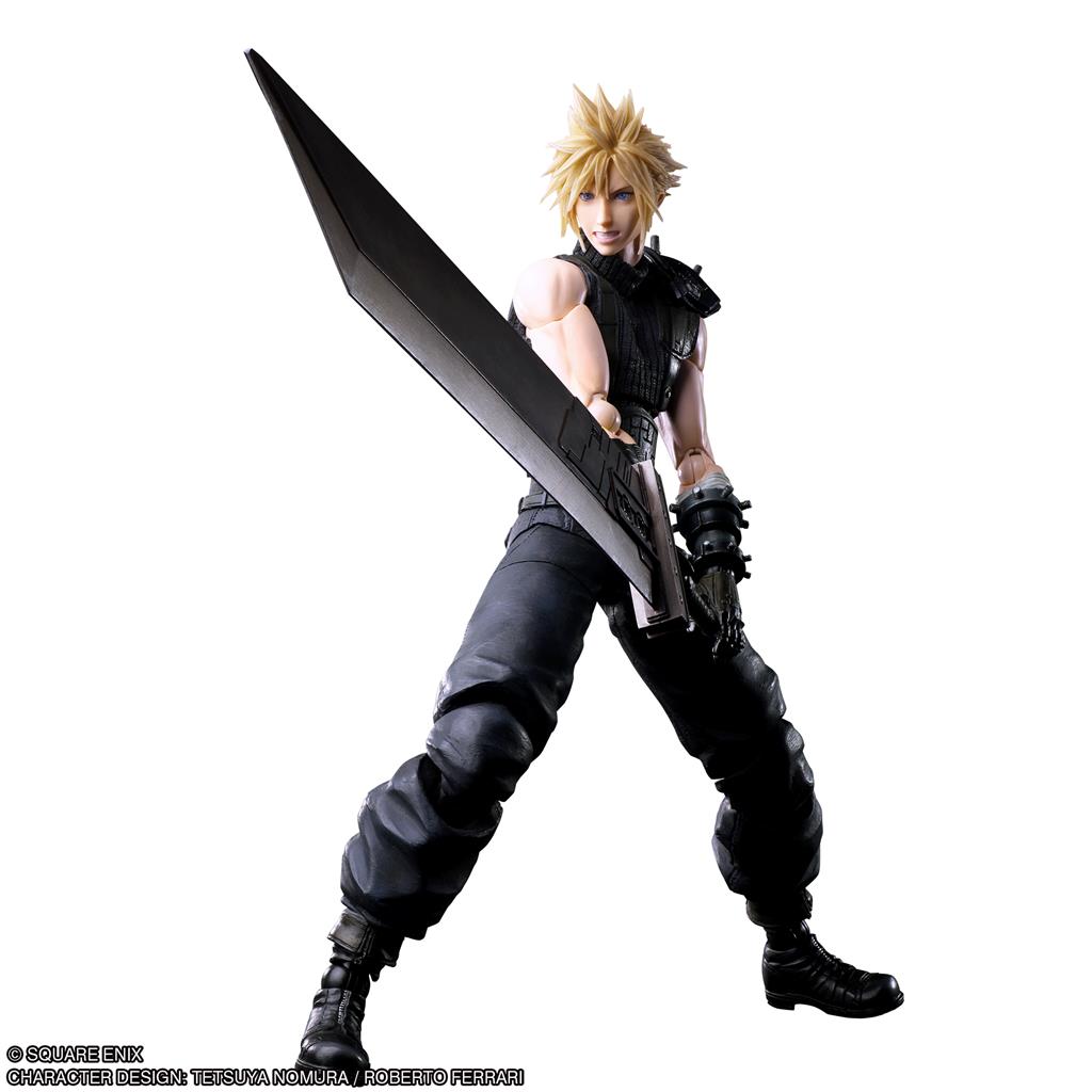 Final Fantasy VII Rebirth Play Arts Kai Action Figur - Cloud Strife
