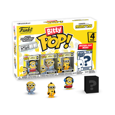 Funko Bitty POP Minions - Roller Skating Stuart 4PK Funko