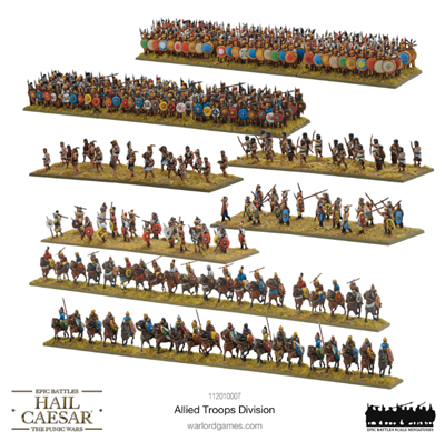 Hail Caesar Epic Battles: Allierade Trupper Division - EN Warlord Games