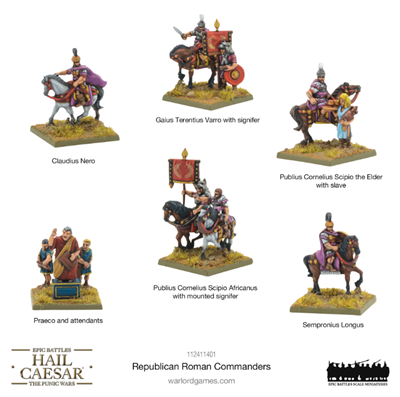Hail Caesar Epic Battles: Republikanska Romerska Befälhavare Warlord Games