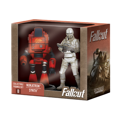 Fallout Samlarfigurer Set: Nukatron & Synth Cardsmiths LLC