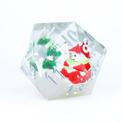 Sirius Dice - Stor D20 - Snögubbe Scenic Sirius Dice