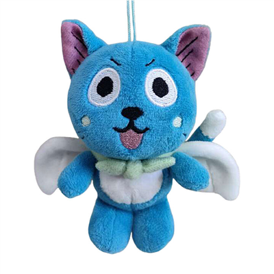 Fairy Tail - Happy - Gosedjur Nyckelring 10cm Sakami Merchandise