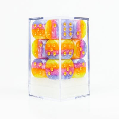 Sirius Dice D6 Tärningsset - 16mm Tahitian Sunset Sirius Dice