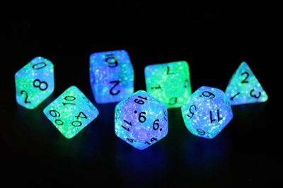 Sirius Dice - Tärningsset - Peacock Glowworm Sirius Dice