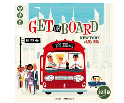 Get on Board: New York & London - Spel för hela familjen Iello