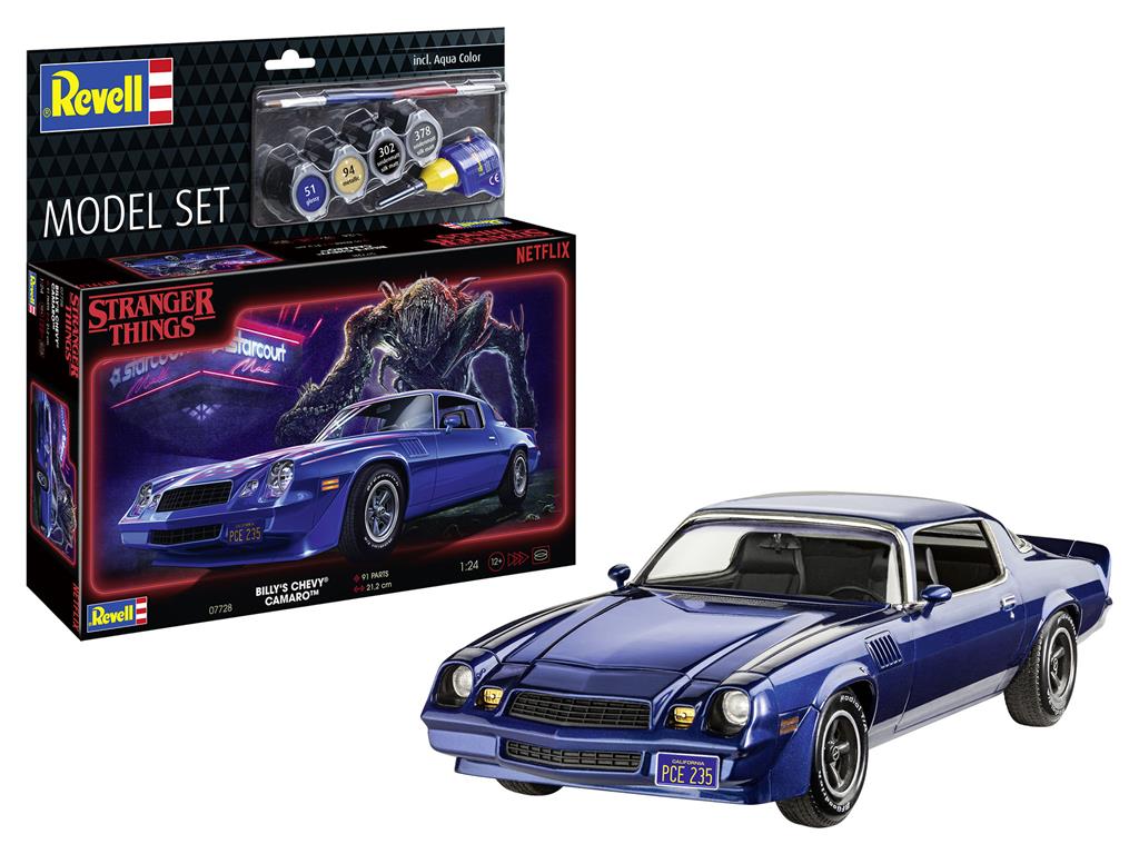 Revell: Modellset "Stranger Things" Chevy Camaro Z/28