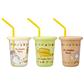 3 Glas med Sugrör Set - My Neighbor Totoro Semic