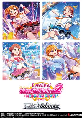 Weiß Schwarz - Love Live School Idol Festival 2 MIRACLE LIVE! Booster Display (16 Packs) - EN Bushiroad