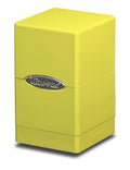 UP Deck Box - Satin Tower - Bright Yellow Ultra Pro