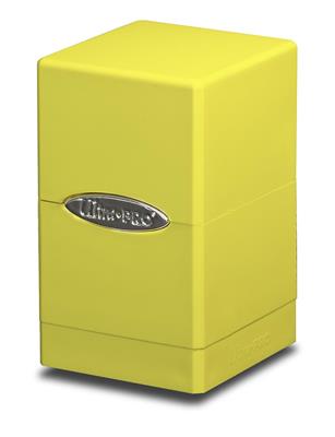 UP Deck Box - Satin Tower - Bright Yellow Ultra Pro