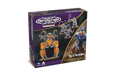 Heroscape: Revna’s Rebuke: Iron Lich Viscerot och Necrotech Wraithriders Arméutvidgning Renegade Game Studios