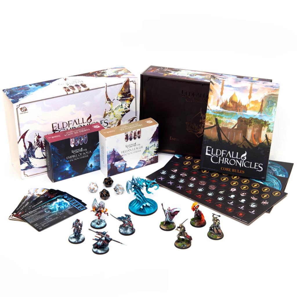 Eldfall Chronicles - Tvåspelars Starter Set: Imperiet av Soga vs Helian League Freecompany