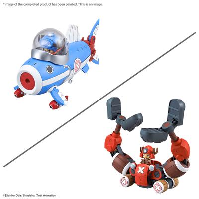 Chopper Robot 3&5 - Chopper Submarine & Chopper Crane Bandai