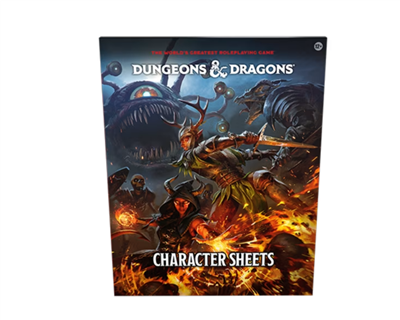 Dungeons & Dragons RPG - Karaktärsblad 2024 - EN Wizards of the Coast