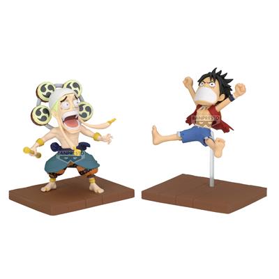 ONE PIECE World Collectable Figure - Monkey D. Luffy & Enel Bandai