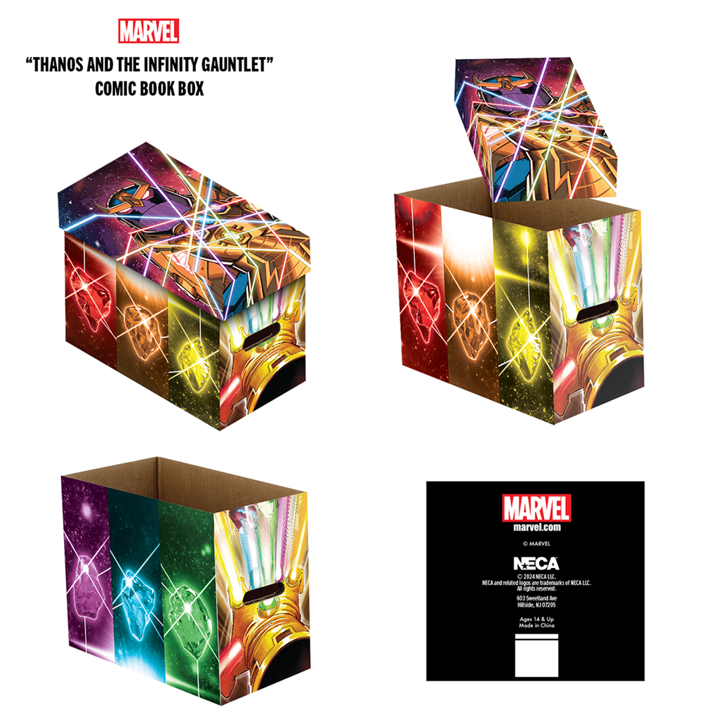 Marvel Short Comic Book Storage Box: Thanos och Infinity Gauntlet