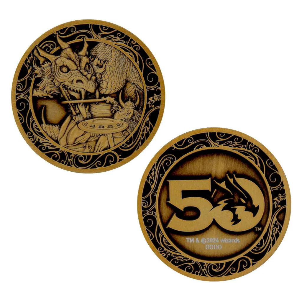 Dungeons & Dragons 50-årsjubileum Antik Guldmynt Fanattik