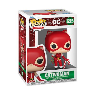 Funko POP Heroes: Holiday '24 – Catwoman med Godisstång Funko