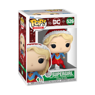Funko POP Heroes: Holiday 2024 – Supergirl med present Funko