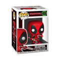 Funko POP Marvel: Holiday - Deadpool med Godiskäppar Funko