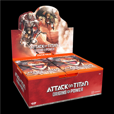 Universus CCG: Attack on Titan Origins of Power Booster Display (24 packs) - EN Jasco Games