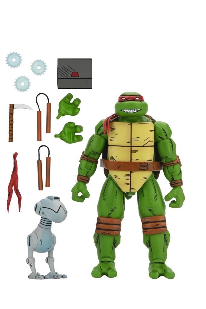 TMNT Michelangelo 7" Actionfigur – Mirage Comics NECA