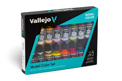 Vallejo - Model Color / 16 färgers set - Wargame Special 18 ml Vallejo