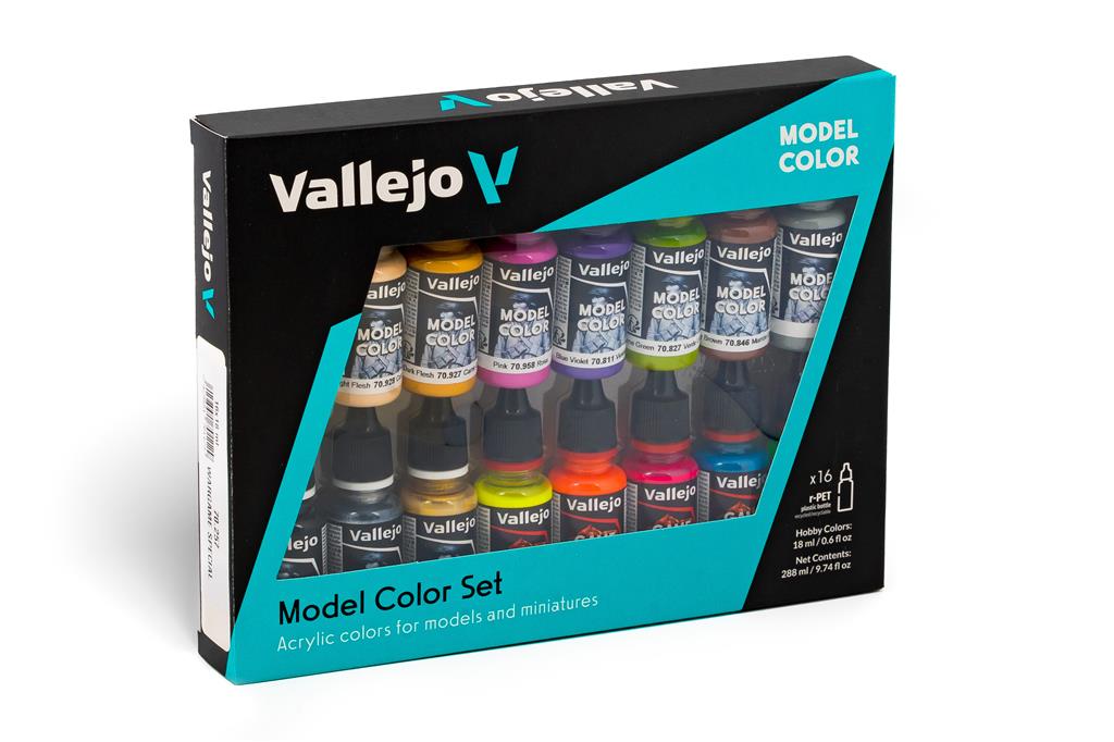 Vallejo - Model Color / 16 färgers set - Wargame Special 18 ml Vallejo