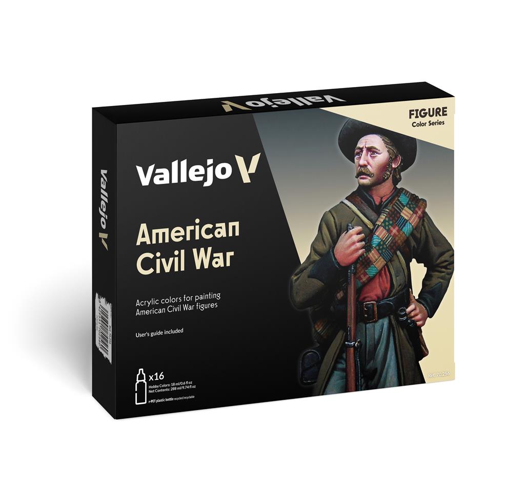 Vallejo Model Color - 16 färgers set - Amerikanska inbördeskriget 18 ml Vallejo