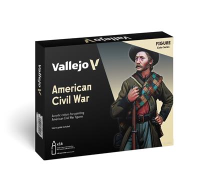 Vallejo Model Color - 16 färgers set - Amerikanska inbördeskriget 18 ml Vallejo
