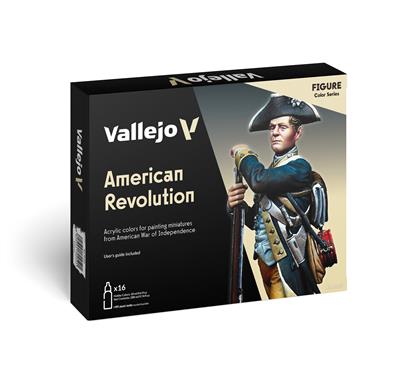 Vallejo - Model Color / Figur / 16 färger set - Amerikanska Revolutionen 18 ml Vallejo