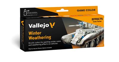 Vallejo Model Color Winter Weathering Set - 8 Färger 18 ml Vallejo