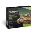 Vallejo Modellfärg 16 färger set - Tyska AFV färger WWII 18 ml Vallejo