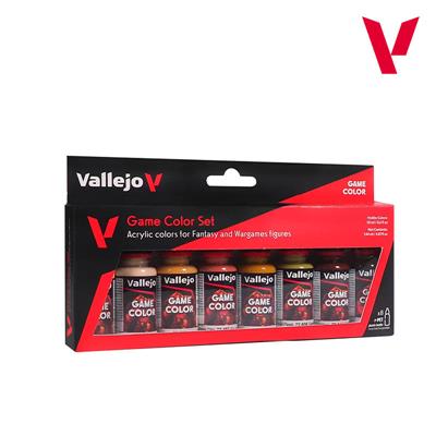 Vallejo Game Color - 8 färger set - Hudtoner 18 ml Vallejo