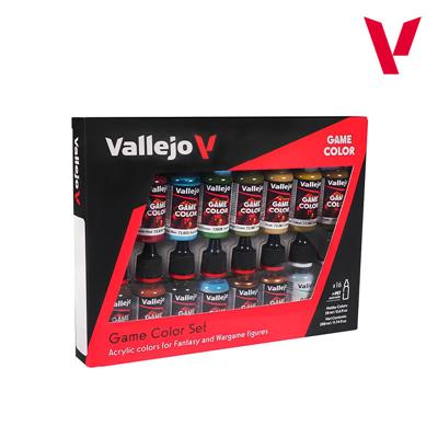 Vallejo Game Color - 16 Färger Set - Specialist 18 ml Vallejo