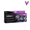 Vallejo - Game Color 8-färgers set - Purple Dragons 18 ml Vallejo