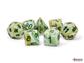 Chessex Marble Mega-hedral™ Grön/Mörkgrön 7-Tärningsset Chessex