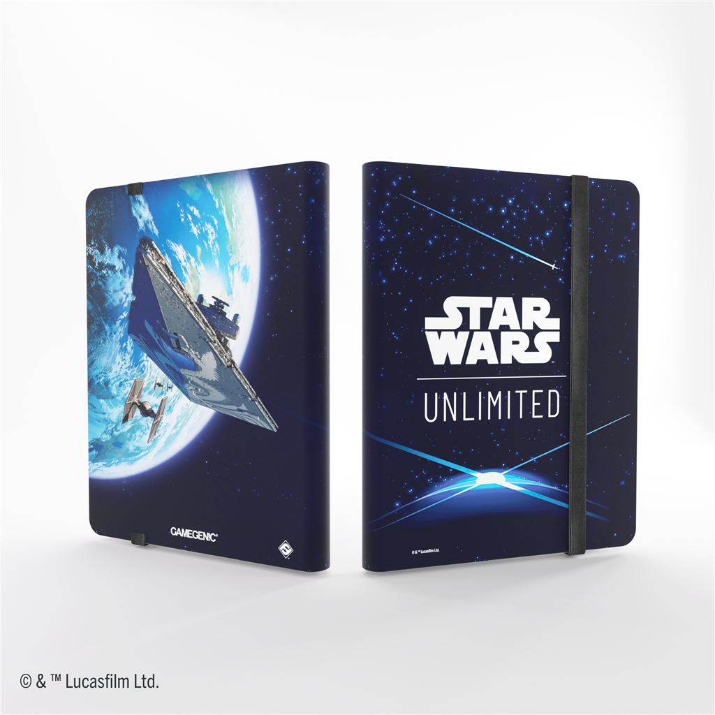 Gamegenic - Star Wars: Unlimited 18-Pocket Album - Card Back Blue Gamegenic