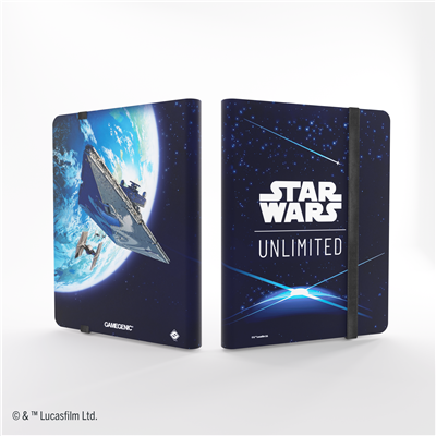 Gamegenic - Star Wars: Unlimited 18-Pocket Album - Card Back Blue Gamegenic