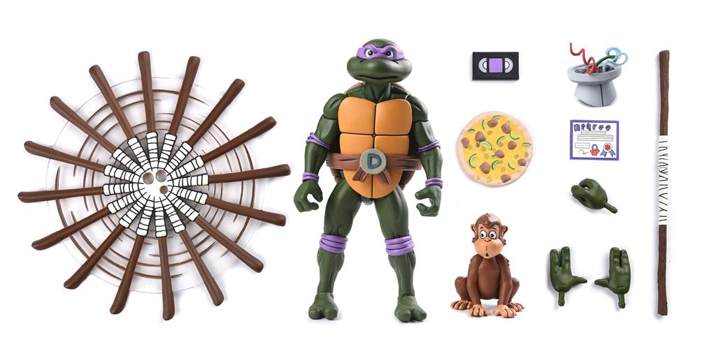 TMNT – 7” Skala Actionfigur – Ultimate Donatello (VHS) NECA