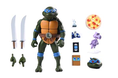 TMNT – 7" Actionfigur – Ultimate Leonardo (VHS) NECA