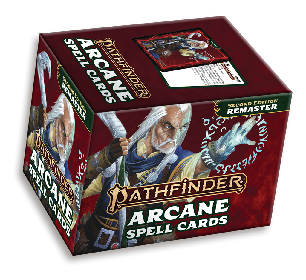 Pathfinder Arcane Spell Cards (Remastered) Paizo Publishing