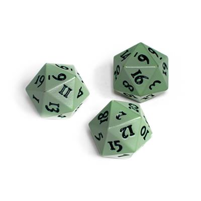 UP - Vivid Heavy Metal D20 Tärningar - Cool Matcha Ultra Pro