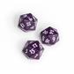 UP - Vivid Heavy Metal D20 Dice - Midnight Plum Ultra Pro
