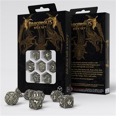 Q Workshop Dracopolis Dice Set - Scandinavian Blackfang Q-Workshop