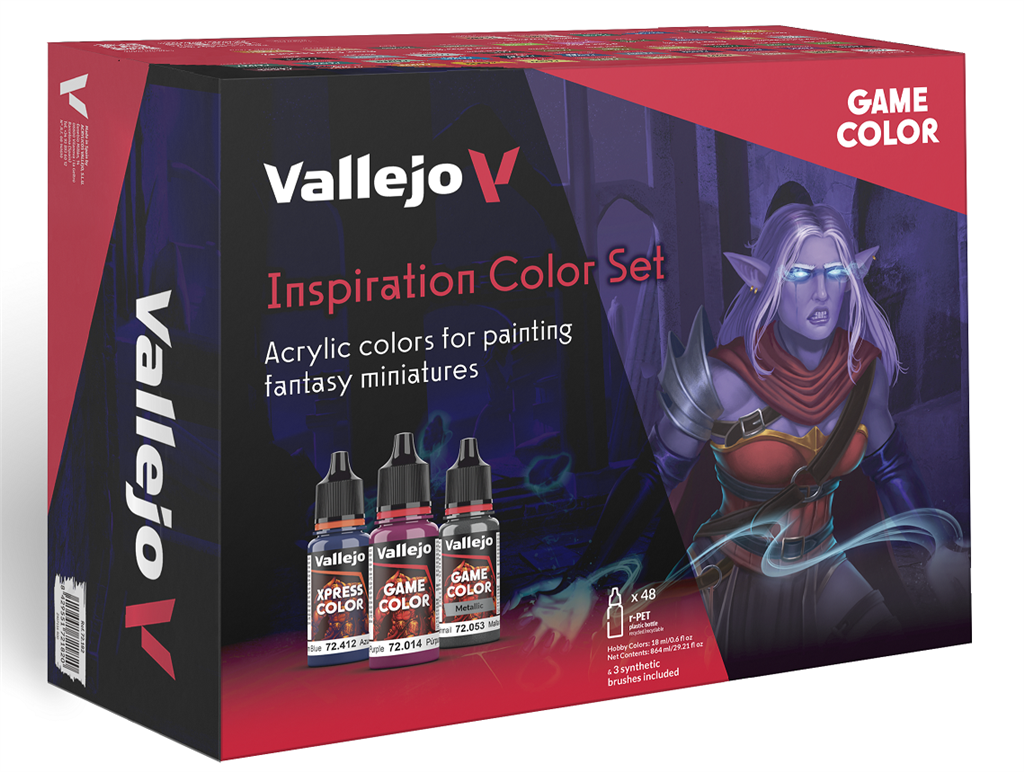Vallejo - Game Color / 48 färger set - Inspirationsfärger 18 ml