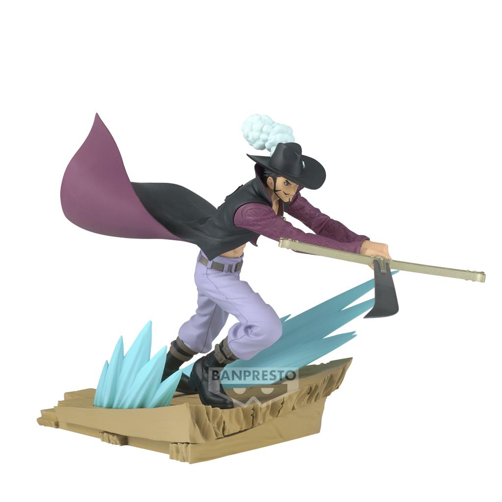 One Piece Senkōzekkei-Dracule Mihawk Figur Bandai