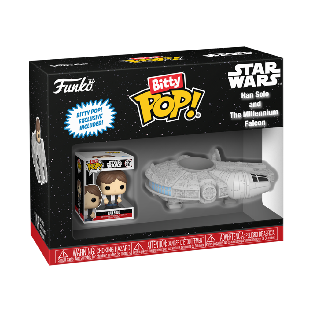 Funko Bitty POP Ride: Star Wars - Han Solo med Millenium Falcon Funko